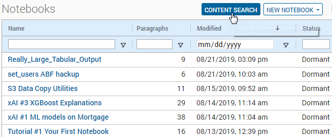 Analytics Workbench Notebook Templates