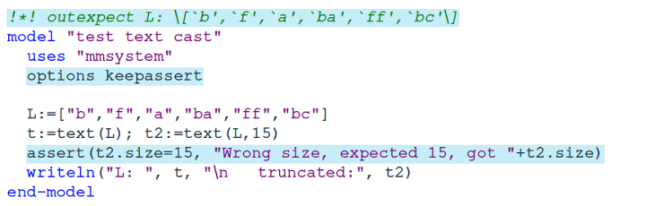 Guidelines for Mosel developers: working with the moseltest tool